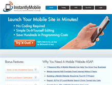 Tablet Screenshot of instantlymobile.com